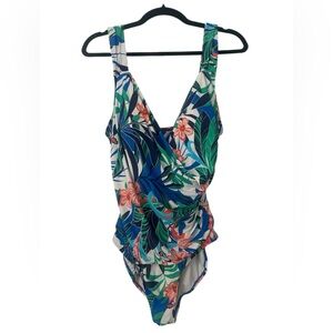 Jantzen Tropical One-Piece Swimsuit 18